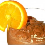 Orange chocolate mousse