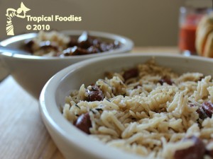 Jamaican rice and peas