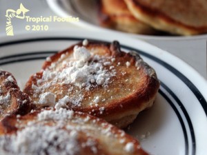 Jamaican banana fritters