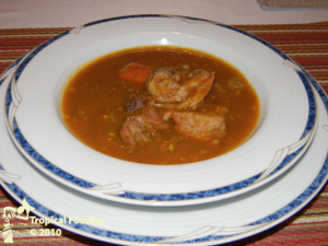Joumou soup (butternut squash soup)