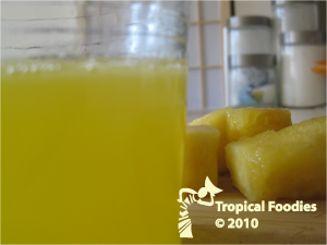 Fresh pineapple juice