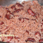 Diri ak pois coles (rice and red beans) 