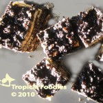 Turrón de avena (chocolate oatmeal wafer bars)